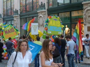 A Mini Gay Pride Parade in Lisbon, 2011
