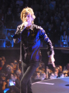 Mick Jagger performing at the Air Canada Center in Toronto on the 50th anniversary tour 50 and Counting.
