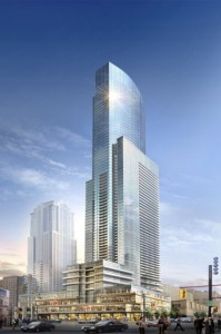 Aura is the tallest condo in Toronto at College Park