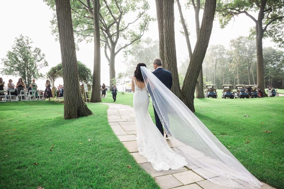 Bridal Entrance with Father at Toronto Hunt Club
