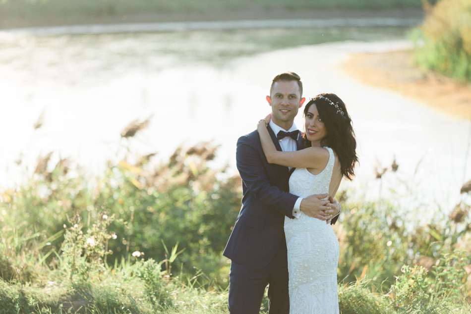 Bride and Groom sunset photos at Arlington Estate in Kleinburg