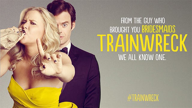 Trainwreck movie poster featuring Amy Schumer and