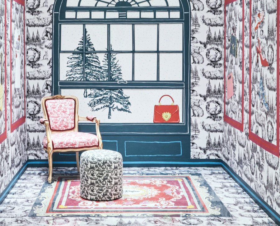 Bloor Street Toronto Holt Renfrew Holiday Display by Artist Jules Mercanti